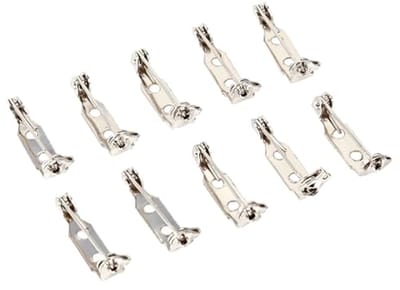 Veilige Klemmen voor Naambordjes - 50 Stuks - Zilveren Veiligheidsnaalden voor Sieraden en Handwerk 20mm