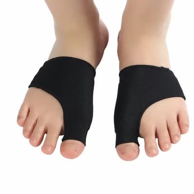 Teen Spreider Hallux Valgus Corrector – Orthese Teenenscheider voor Bunion Correctie, Botknobbel Behandeling & Pijnverlichting – Voetbeschermer en Pedicure Hulpmiddel - zwart