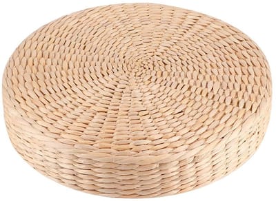 Dailygoods- Zitkussen Handgemaakt - Ronde Tatami Kussen - Vloerkussen - Stoelkussen - Yogakussen - Ademend en Comfortabel