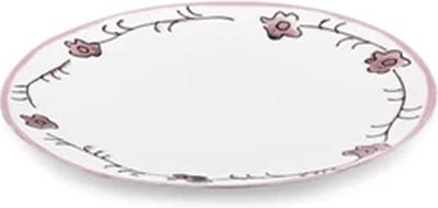 Serax Marni Midnight Flowers Dark Viola plat bord D24cm roze