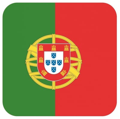 Bierviltjes Portugese vlag vierkant 15 st - onderzetters