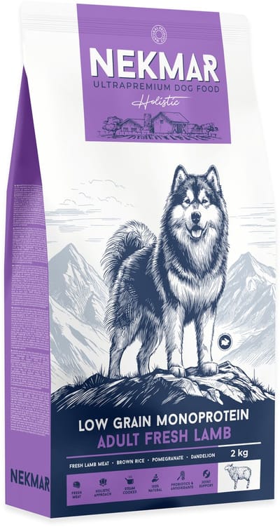Nekmar Low Grain - Adult - Fresh Lamb 2 Kg