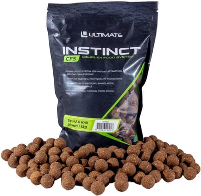 Ultimate Instinct CFS Boilies 15mm 1kg - Squid & Krill - Boilies