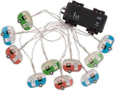 Thijox - Fairy Lights Camping Decoratie Caravan Camper Sfeerlicht LED Lichtketting Outdoor Tent Nachtlampje Kleurrijk voor Camping Avontuur en Feesten