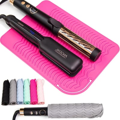 Hittebestendige Mat - Siliconen Onderlegger - Styling Beschermen - Extra Dik Ontwerp - 28 x 20 cm - Roze