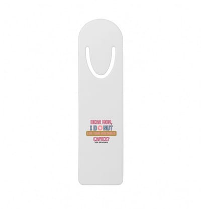Hacebo® - Dear mom I donut metalen boekenlegger - Moeder - mama - verjaardagscadeau - verjaardag - cadeau voor mama - cadeau - kado - geschenk - gift - mama artikelen - moederdag Bladwijzer boekenleggers - 12.7 cm x 3.2cm