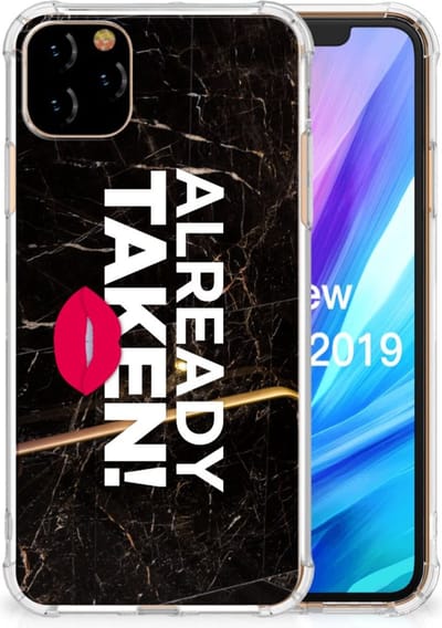 Apple iPhone 11 Pro Max Telefoonhoesje met tekst Already Taken Black