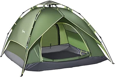 Pop-up tent voor 2-3 personen, lichtgewicht en eenvoudig op te zetten, perfect voor buitenactiviteiten
