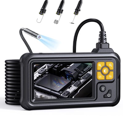 VHV - Endoscoop - Inspectiecamera - Rioolcamera - 1080P HD - 4.3 inch IPS scherm - Waterdicht IP67 - Voor auto onderhoud en leidingen - Industrieel gebruik - 5 meter - Zwart