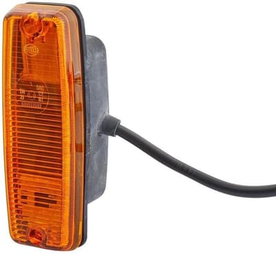 Universele Gele Knipperlamp voor Zijmontage - 12V/24V - Verlichting voor Auto en Vrachtwagen