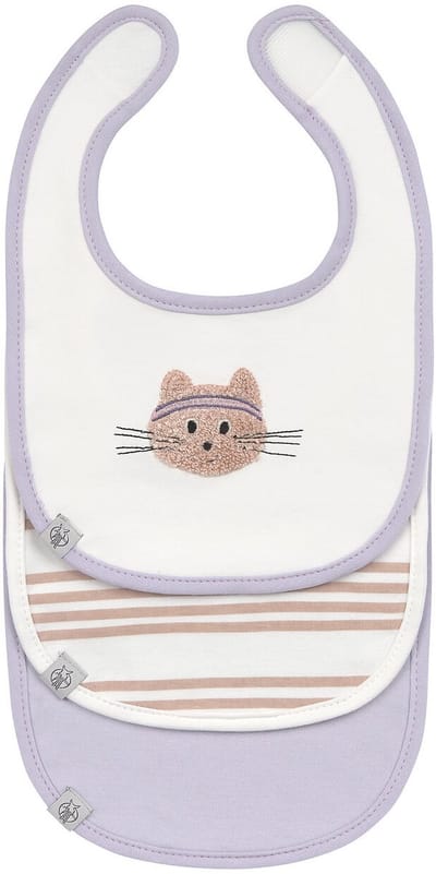 Lässig Tiny Team Cat Newborn Slab – 3 Stuks – Paars