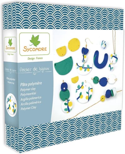 Sycomore sieraden knutselset - polymer klei juwelen maken - creatief speelgoed.