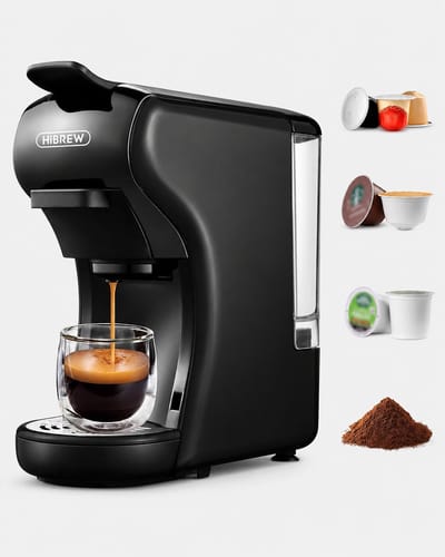 HiBREW H1A Espressomachine - 4-in-1 - Kapsels, ESE en Gemalen Koffie