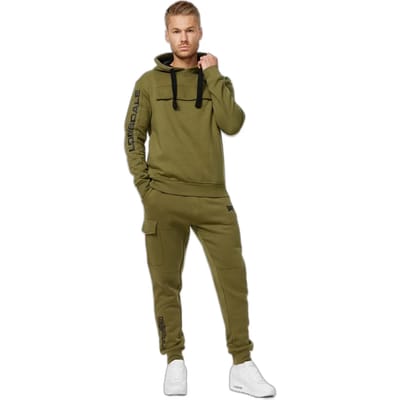 Lonsdale London Rushen Trui met capuchon olijf-zwart XXL