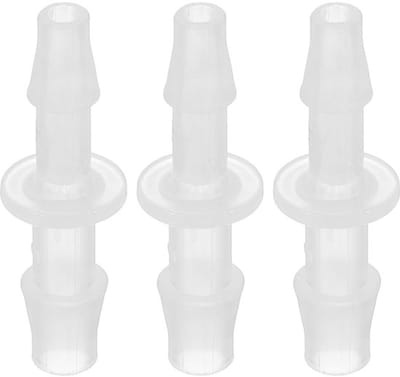 Allecto Plus - Slang Barb Reducer 3 stuks - Wit - Lucht Water Brandstof Gas - Aquarium - Plastic Pijpfitting Splitser Mender Unie-adapter - 1/4 inch tot 3/16 inch Slang ID - Connectoren - Zoekwoord1 - Zoekwoord2