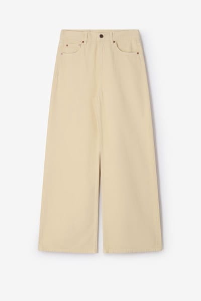 Sissy-Boy - Lichtgele wide leg jeans