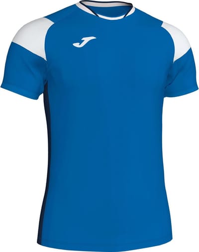 Joma Crew III T-Shirt Heren - Royal / Marine / Wit | Maat: XL