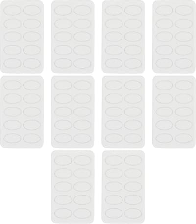 Dailygoods- Nagelriemduwer - 100 Stuks Schuurpapier Set - Zelfklevend Fijn Schuurpapier - Ovaal 100 Grit - Hygiënisch en Eenvoudig Vervangen - Voor Manicure/Pedicure