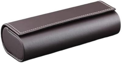 Brillenkoker Opbergdoos - Brillenhoes Beschermhoes - Veilig Opbergen - Zachte Voering - 16x6.6x3.5cm - Zwart