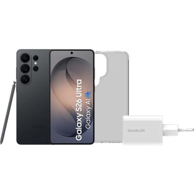 Samsung Galaxy S26 Ultra 512GB Zwart 5G + Basis Accessoirepakket