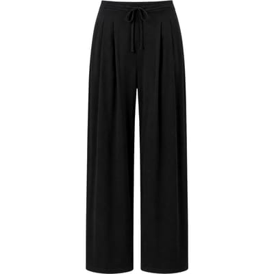 Dames Hoge Taille Wijde Jersey Broek