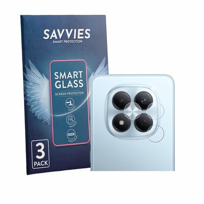 3 Stuks Savvies Screenprotector - geschikt voor Xiaomi Redmi Note 15 Pro 4G (ALLEEN Camera) - beschermfolie glas transparant