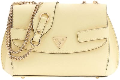 GUESS schoudertas Serenova Convertible Xbody Flap Bag Yellow geel