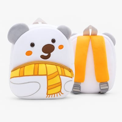 BoefieBoef Grijze Koala Plush Peuterrugzakje 6L - Zachte Knuffeltas (2-4 jr) Jongens & Meisjes - Lichtgewicht (160g) - Cadeau - 26x24x10cm