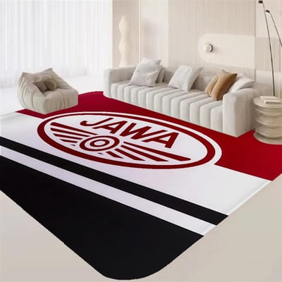 J-Jawa Motorfiets Logo Entree Deurmat Scandinavische Stijl Huis Deurmat Badkamer-Toilet Matten Slaapkamer Hotel Decor Mat 80*120cm