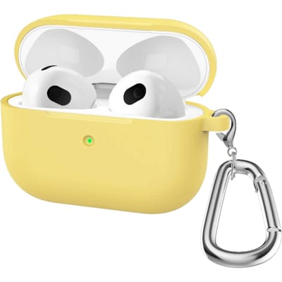 CaseBody Stevig Siliconen AirPods 3 Hoesje Geel