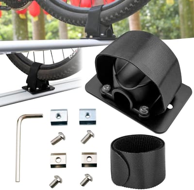 Fiets Voorvork Houder, Achterwiel Houder, Snelle Bevestiging voor Fietsendrager en Trailer, Geschikt voor 5/12/15x100mm en 15x110mm Fietsen