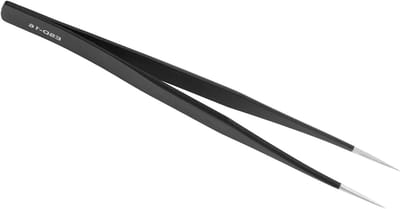 Antistatisch Pincet - Precisie Tang - Elektronica Reparatie - Roestvrij Staal - 1 stuks - Zilverkleurig