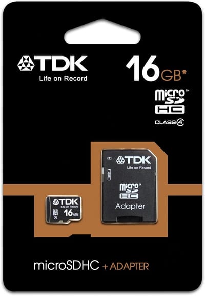 Micro SDHC geheugenkaart 16GB Class 4 - Hoge Snelheid voor Camera en Mobiel