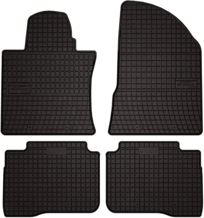 Wielganizator SolidPRO Serie - Rubber Auto Matten - SsangYong Musso SUV - Zwarte Bescherming - Op Maat