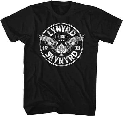 Lynyrd Skynyrd - Freebird '73 Wings Heren T-shirt - S - Zwart