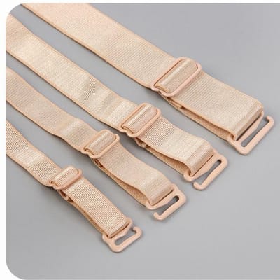 1cm 1.2cm 1.5cm 2cm Bretelles de Soutien-gorge Femmes Soutien-gorge Transparent Bretelles Invisibles Couleur Basique Peau Blanc Noir 1.2cm