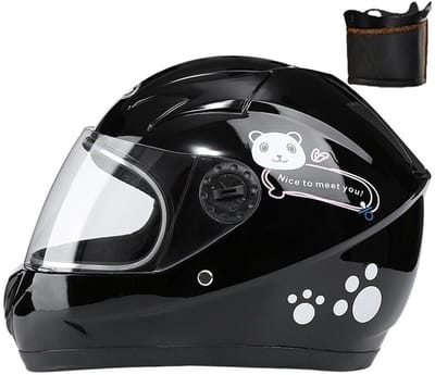 Kinderhelm Integraal - Veiligheidshelm Scooter - Fietsen en Motorrijden - Cartoon Design - 50-54 CM - Diverse Kleuren