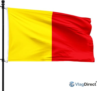 Wervikse vlag - Gemeente Wervik vlag - 90 x 150 cm.