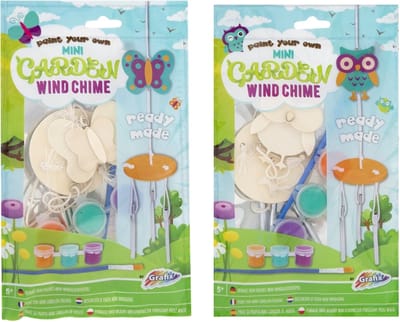 Grafix Maak je eigen mini windgong (1 stuk) assorti