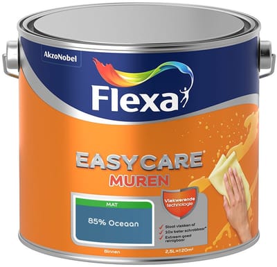 Flexa - Easycare Muren - 85% Oceaan - Mengverf - 2,5 L