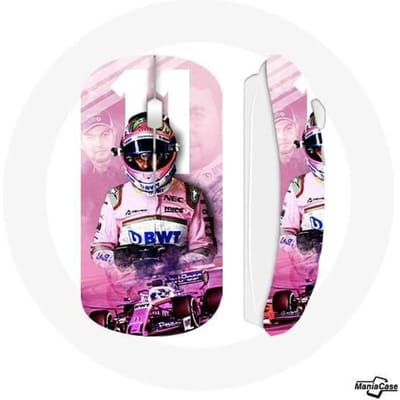 Sergio Perez Formula 1 draadloze muis roze