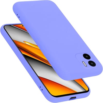 Cadorabo Hoesje geschikt voor Xiaomi RedMi A1 in LIQUID LICHT PAARS - Beschermhoes gemaakt van flexibel TPU silicone Case Cover