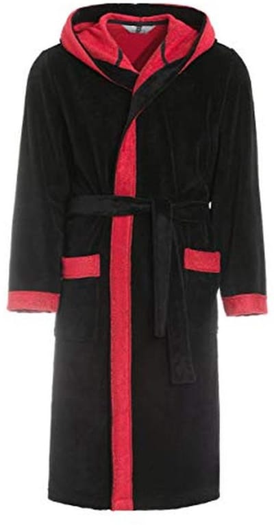 REVISE Heren badjas RE-855 - met bamboevezel - met capuchon - saunamantel