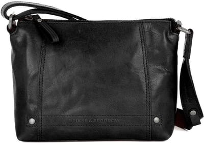 Leren Crossbodytas - Isolde - Zwart
