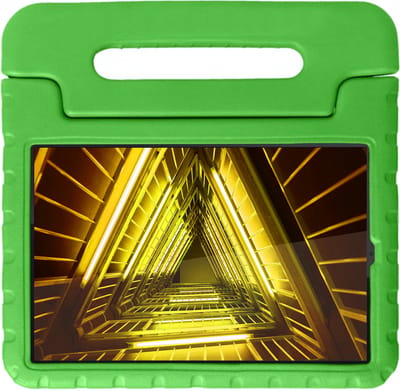 Hoesje - Geschikt voor Lenovo Tab M10 FHD Plus (2e / 2nd Generatie) - Kinderhoes Shockproof Bumper - Kidsproof Case - Tablet Hoes - Kinder Hoes Cover - Groen