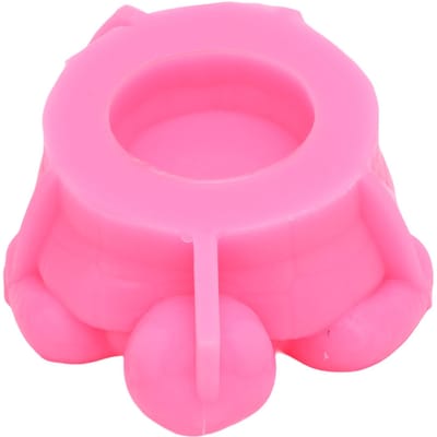 Schildpad Siliconen Plantenpot Vorm Unieke Dieren Kaarsenhouder Container Opbergdoos Vorm DIY Knutselwerk Huis Tuin Decoratie A pink