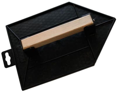 Schuurbord - Pleisterbord Strijkbord - Stucwerk Afwerken - Vormvast Kunststof - 270 x 170 mm - Zwart