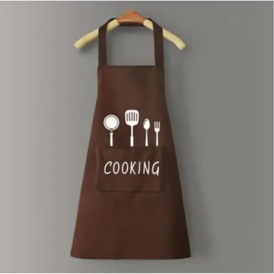 Kookschort Waterdicht Volwassen Oliebestendig Schort Keuken Schort Restaurant Schorten Vrouw Kan Handen Afvegen Schort Vork Print Patroon