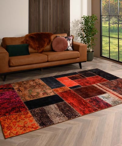 Wasbare loper - Sofia multi 80x250