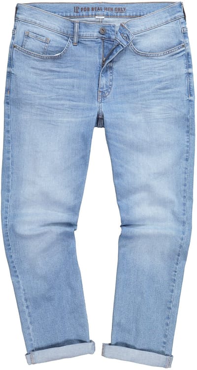 JP 1880 - Heren - Jeans FLEXNAMIC® denim Straight-Fit 5-pocket vintage look - Blauw denim - Maat 52